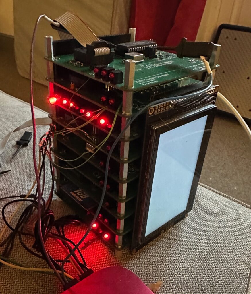 Debugging the Inmos C011 link adapter.
