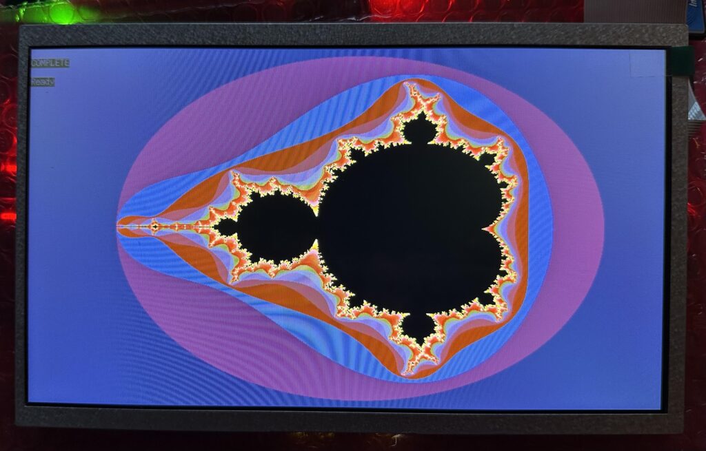 LT6502b Mandelbrot test
